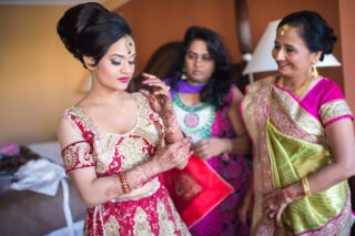 South Asian Entire Wedding Party Hair & Makeup